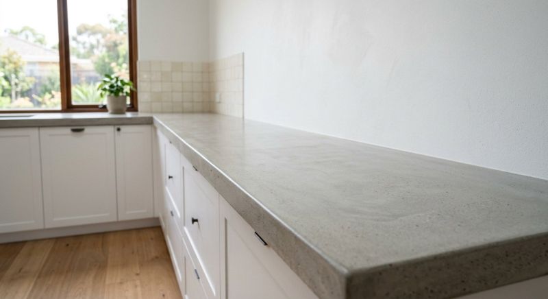 Cement Counter Installation in Santa Rosa, CA