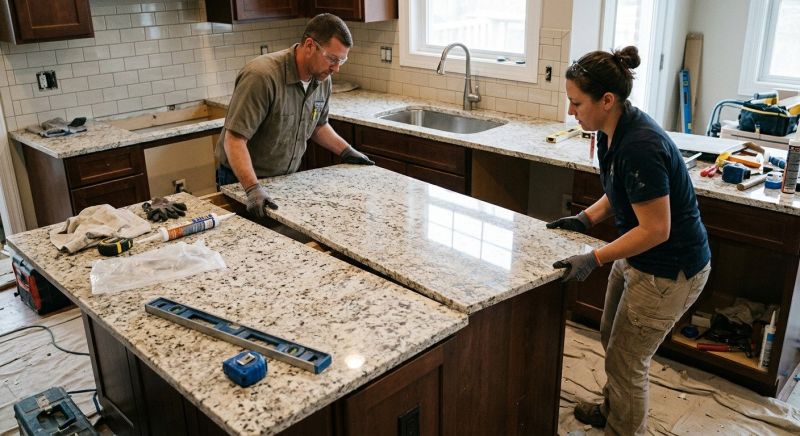 Custom Countertop Installation in Roseville, CA