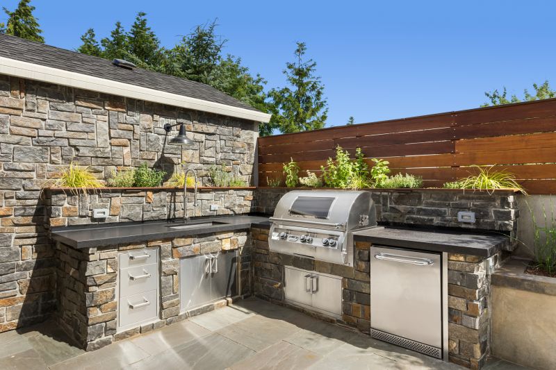Outdoor Granite Kitchen