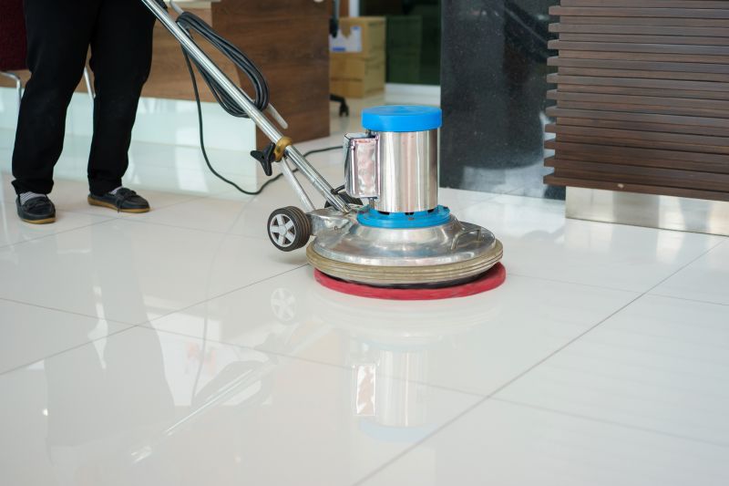Polishing Equipment in Use